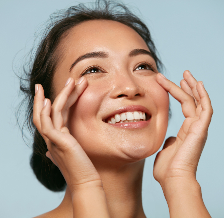 Woman smiling